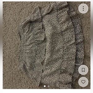alters state skirt cheetah print M